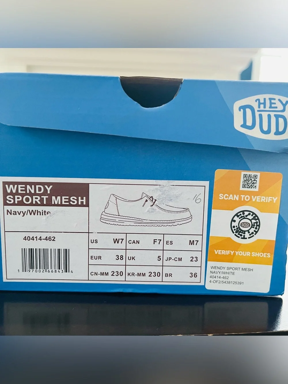 Hey Dude new box